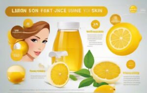 lemon juice lightens whitens skin