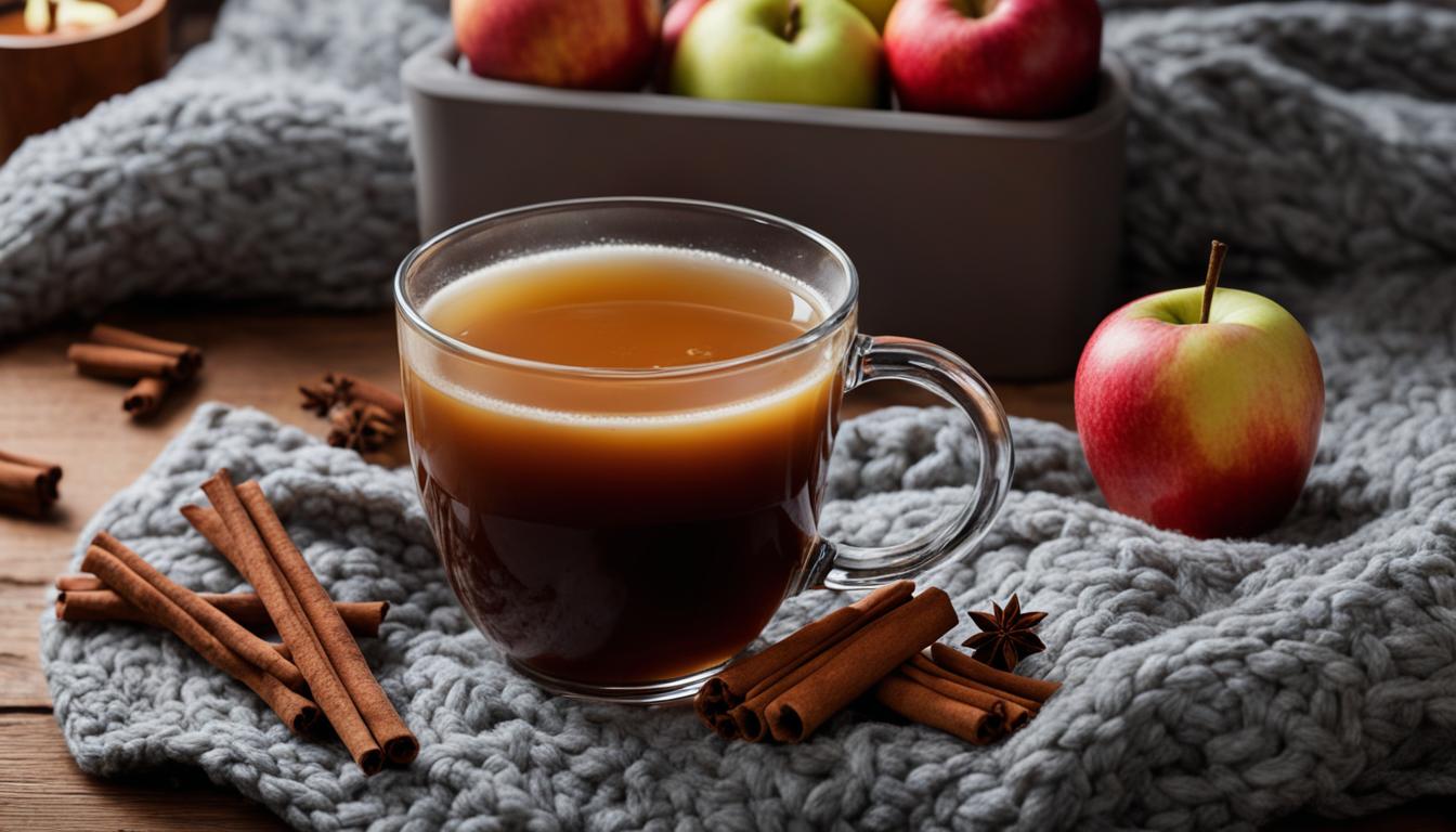 Benefits of drinking warm apple juice before bed