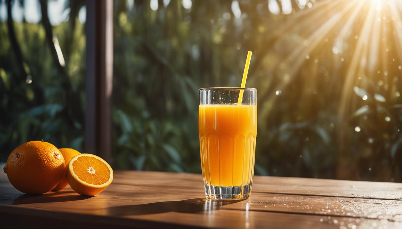 Freshly squeezed orange juice benefits