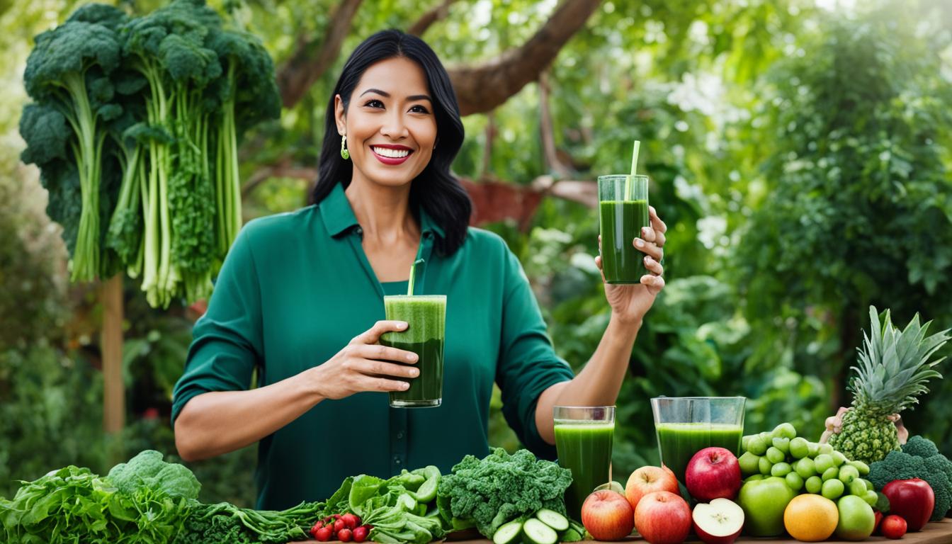 Nutrient-rich green juice blends