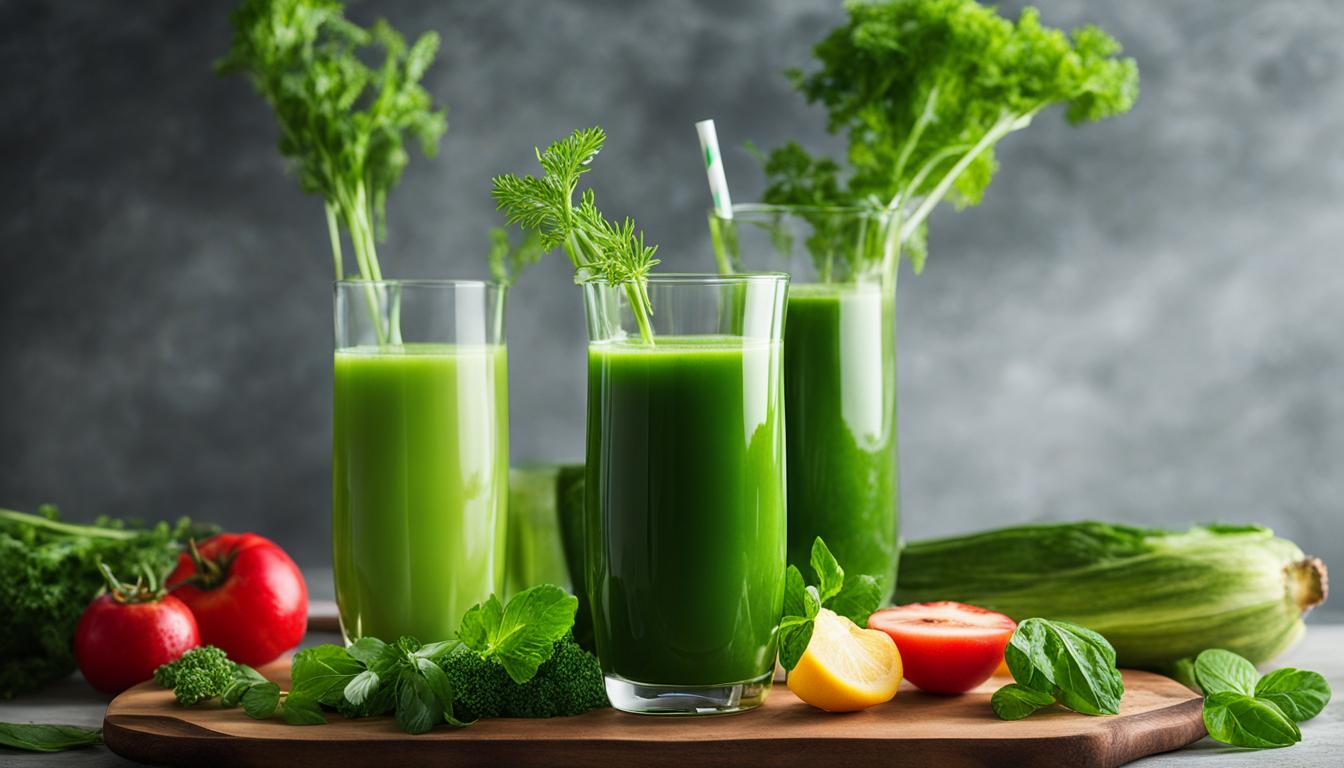 Organic green juice for energy