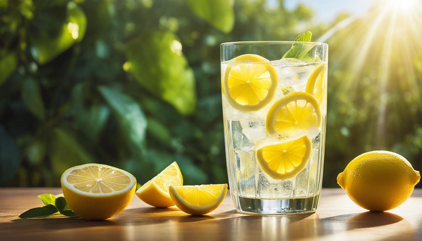 homemade lemonade with lemon juice